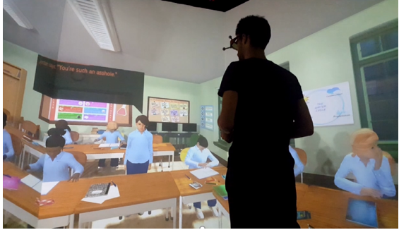 METIS experienced in immersive VR